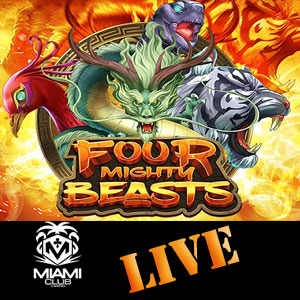 Four Mighty Beasts  is LIVE at Miami Club  Casino