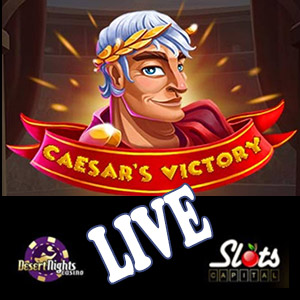 Caesar's Victory is LIVE at Slots Capital Casino and Desert Nights Casino