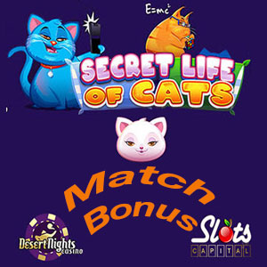 ecret Life of Catsis LIVE at Slots Capital Casino and Desert Nights Casino