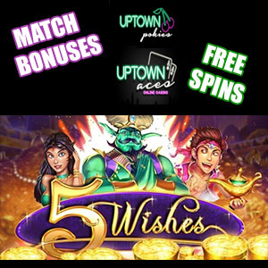 Match Bonuses & Free Spins Uptown Aces, Uptown Pokies 